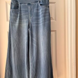 Stylish Light Blue Flare Jeans for Women